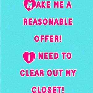 Help me clear out my closet!
